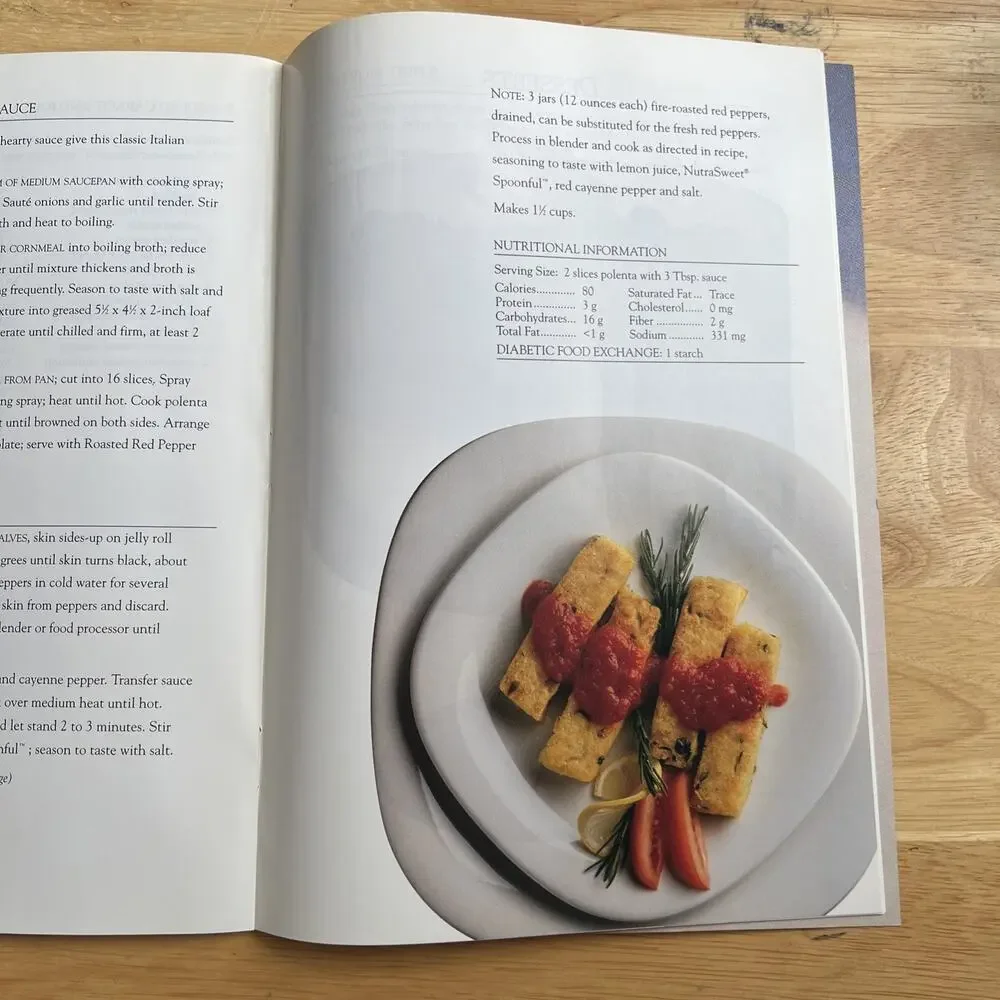 Nutrasweet Spoonful Recipe Collection Illustrated Cook Book Vintage 1992